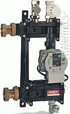 CV/p-lucht/tap koelwater Verdeler