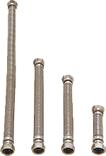 Flexibele metalen aansluitleidingen uittrekbaar