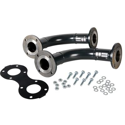 Flensfitting met 2 aansluitingen