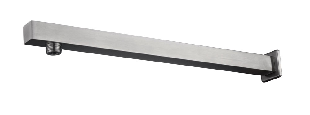 Italy Sanitair 304 rechte douchearm vierkmuurbevestiging 41cm RVS