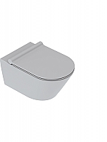 Catalano Zero Sfera Plus closetzitting softclose/quick release satin cement 5SCSTPCS / 0551200023