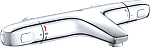 Grohe Grohtherm 1000 badthermostaat met omstel zonder S-koppelingen, CoolTouch chroom 34823003