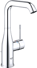 Grohe Essence wastafelkraan L-size m. hoge draaibare uitloop m. waste chroom 24174001 