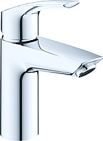 Grohe Eurosmart s-size wastafelmengkraan es gladde body c2c chroom 24192003