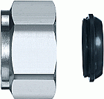 Heimeier klemkoppeling 3/4" x 15 mm vernikkeld 131315351