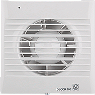 S&P Douche-/toiletventilator Decor 100 5210005400
