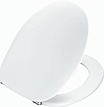 Pressalit 2000 closetzitting met deksel m. uni scharnier wit 124000B13999