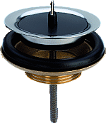 Viega simplexplug m. stop 6/4" z. koppeling chroom 103385 