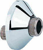 Grohe S-koppeling m. rozet 1/2x3/4 chroom 1200100M Grohe S-koppeling m. rozet 1/2x3/4 chroom 1200100M