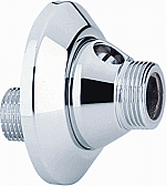 Grohe afsluitbare S-koppeling 1/2"x3/4" v. afsluiting bij service chroom 12400000