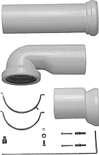 Duravit Divers vario aansluitset m. excenter 0014220000 