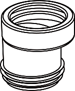 Wisa Closetafvoermanchet nr7 wit 7000119915