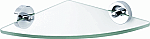 Geesa Luna hoek planchet glas/chroom 915521 