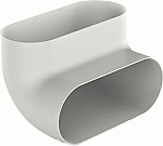 Duco Bocht ovaal luchtkanaal DucoFlex 00004699