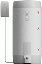 Masterwatt OSO Saga Charge RVS thermische batterij boiler 200 liter 3 kW plug-&-play 200601010