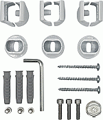 DRL Claudia radiatorophangset 199006