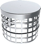 Burgerhout/M&G Afdekrozet rookgas/luchttoevoerbuis Multi-PP 400470809