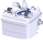 SFA Sanibroyeur Sanicubic 1 vuilwaterpomp 1500 W incl. extern visueel alarmdisplay wit CUBIC1IP68NM 
