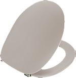 Pressalit 2000 closetzitting met deksel m. RVS univerticalscharnier UN3 grijs 124052UN3999 