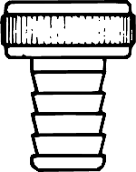 Ponnoplastic Waterslangkoppeling 050012