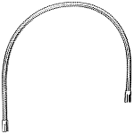 KWC hoge druk vaatdoucheslang 1075mm Z502844700