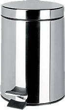 Geesa Economy pedaalemmer 5L gepolijst RVS 91635 