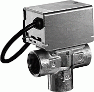 Honeywell gemotoriseerde 3-wegklep 3/4" 24v V8044F1001B