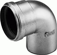 Burgerhout Alu-fix bocht ø80mm 90° ALU dikwandig spuitgiet 400451552 