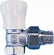 Herz GP handbediende radiatorkraan 3/8" Haaks 1552420