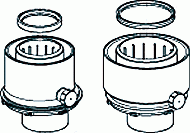 Intergas adapterset Ø 60/100mm 090547