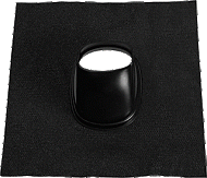 Ubbink doorvoerpan ubiflex 166mm 25-45° 500x600 zwart 0174013 