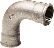 Nefit Industrial Fitting met 2 aansluitingen Gegalvaniseerd 9180020002