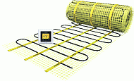 Magnum Mat elektrische vloerverwarming incl. klokthermostaat 8.0m2 1200W 201605 