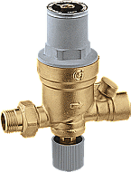 Caleffi 553 vulcombinatie 1/2" met manometeraansluiting 553540