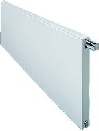 Vasco Flatline paneelradiator vlak type 21 500x1000mm 1101W wit structuur (S600) 108F2150100190 