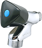 Raminex beluchterkraan chroom m. keerklep 1/2"x3/4"bu 11001