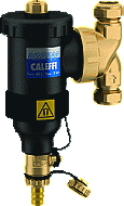 Caleffi 545 Dirtmag vuilafscheider 360° 28 mm 2x knel (max.) 3 bar (max.) 90°C 545303