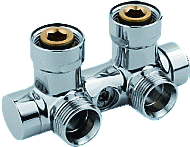 Vasco onderblok haaks 50mmx3/4" chroom 118230200000099 