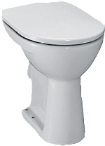 Jika Closet Lyra Plus closetpot AO vlakspoel +6cm wit H8253870002061