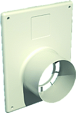 Ubbink Afdekrozet rookgas/luchttoevoerbuis Rolux Flex 0716105