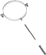 Burgerhout/M&G Tweedelige beugel Alu-fix 400452244