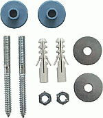 De Beer Schroefbevestigingsset 215209001