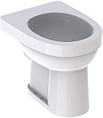 Geberit 300 Basic staand closet 96 PK vlakspoel 39x35,5x47 cm wit S8000200000G