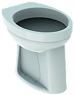 Geberit 300 Basic staand closet 95 PK vlakspoel wit S8002900000G