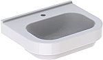 Geberit 300 Basic wastafel 60 cm met kraangat zonder overloop wit S8300310000G