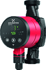 Grundfos Alpha2 circulatiepomp 25-80 25-80 DN 25 1x230V, 2.14m3/h PN 10 gietijzer  44x44x104x180mm 99411178