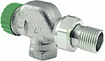 Heimeier Eclipse 300 thermostatische radiatorafsluiter axiaal 1/2" 395002000