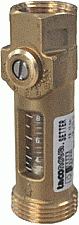 Taconova Setter Inline 130 inregelventiel 1" binnendraad x 1" buitendraad glycol schaalverdeling, 8-28 L/min 2237576334