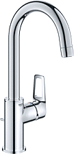 Grohe BauLoop Wastafelmengkraan L-Size (opbouw) chroom 23763001