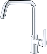 Grohe Eurosmart keukenmengkraan met hoge uitloop 28mm chroom 30567000